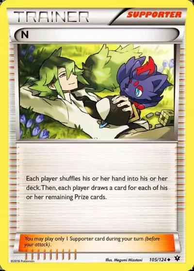 N 105/124 Fates Collide Pokemon card