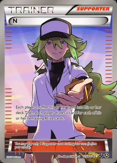 N 105a/124 Fates Collide Pokemon card