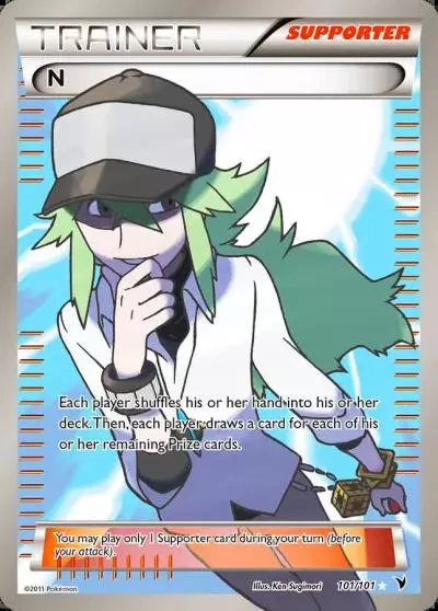 N 101/101 Noble Victories Pokemon card