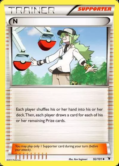 N 92/101 Noble Victories Pokemon card