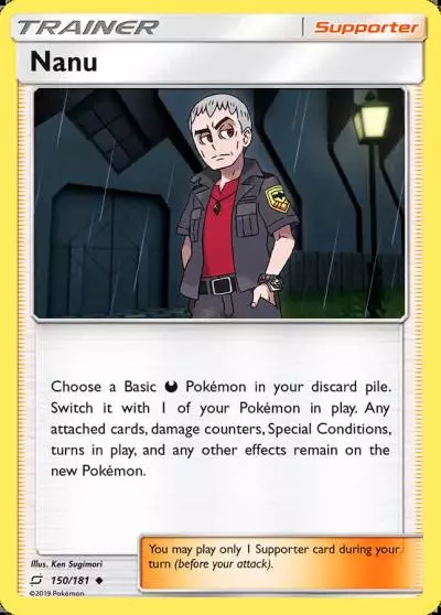 Nanu 150/181 Team Up Pokemon card