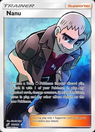 Nanu 179/181 Team Up Pokemon card