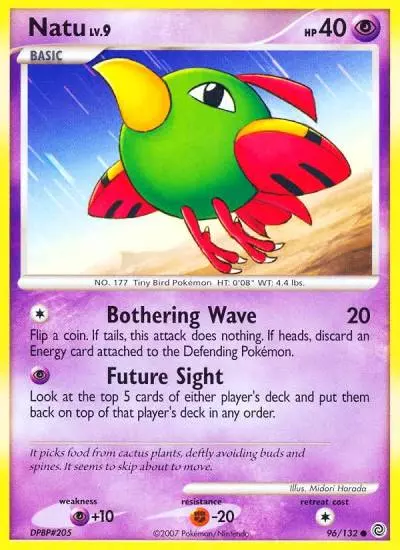 Natu 96/132 Secret Wonders Pokemon card