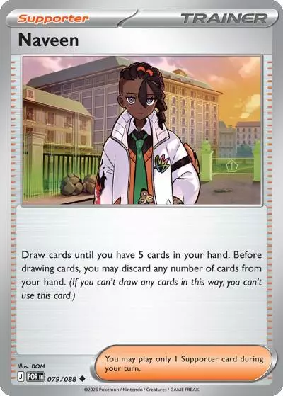 Naveen 79/88 Perfect Order Pokemon card