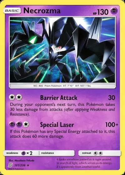 Necrozma 101/236 Unified Minds Pokemon card