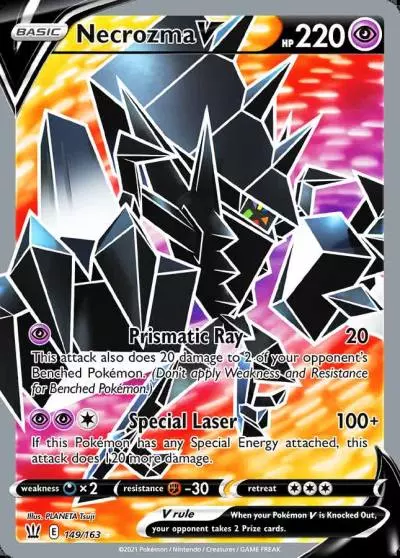 Necrozma V 149/163 Battle Styles Pokemon card