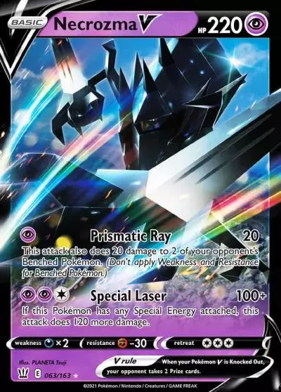 Necrozma V 63/163 Battle Styles Pokemon card