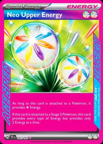 Neo Upper Energy 162/162 Temporal Forces Pokemon card