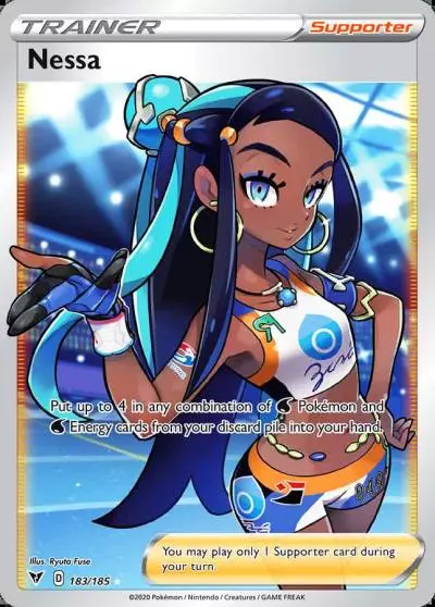 Nessa 183/185 Vivid Voltage Pokemon card