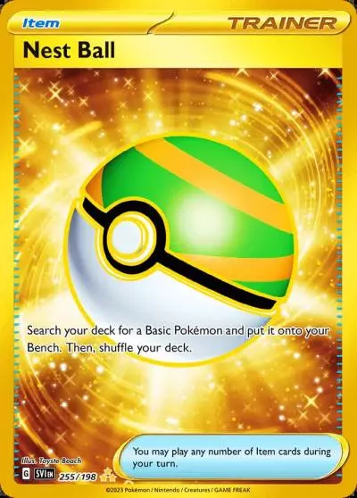 Nest Ball 255/198 Scarlet & Violet Pokemon card