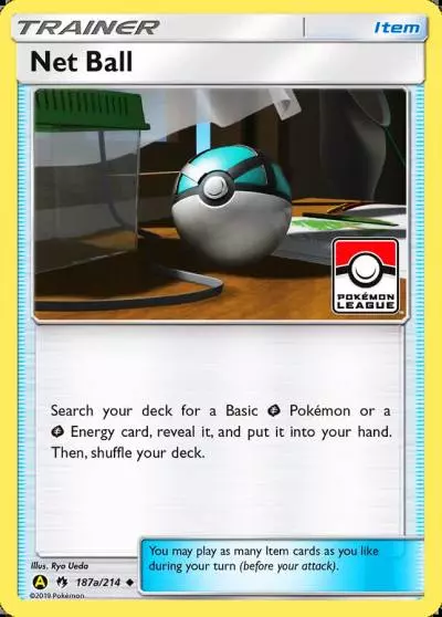 Net Ball 187a/214 Lost Thunder Pokemon card