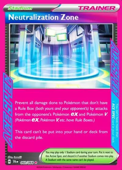 Neutralization Zone 60/64 Shrouded Fable Pokemon card