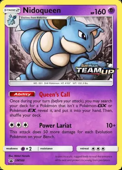Nidoqueen SM160/248 SM Black Star Promos Pokemon card