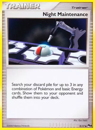 Night Maintenance 9/17 POP Series 8 Pokemon card