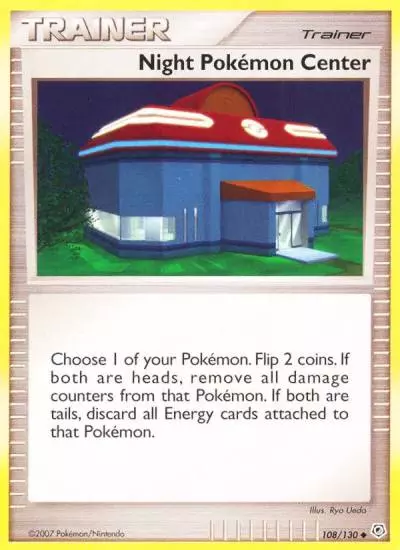 Night Pokémon Center 108/130 Diamond & Pearl Pokemon card