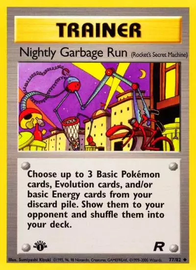 Nightly Garbage Run 77/82 Team Rocket Pokemon card