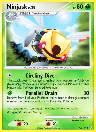 Ninjask 73/147 Supreme Victors Pokemon card