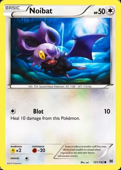 Noibat 131/162 BREAKthrough Pokemon card