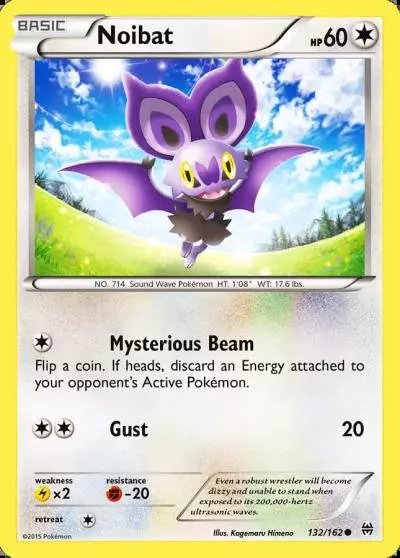 Noibat 132/162 BREAKthrough Pokemon card