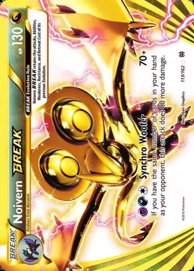 Noivern BREAK 113/162 BREAKthrough Pokemon card