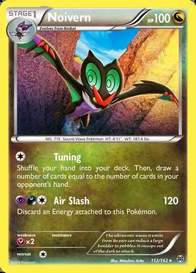 Noivern 112/162 BREAKthrough Pokemon card