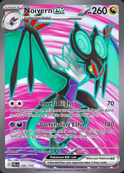 Noivern ex 246/193 Paldea Evolved Pokemon card