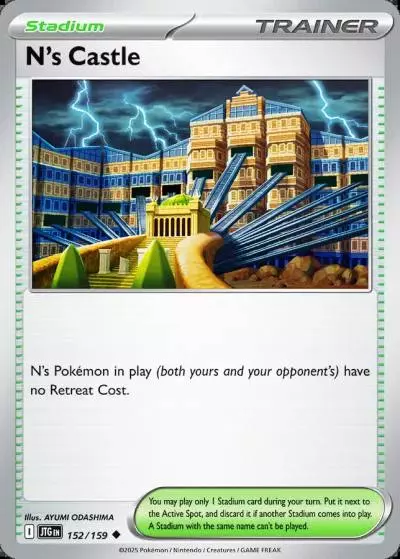 N's Castle 152/159 Journey Together Pokemon card