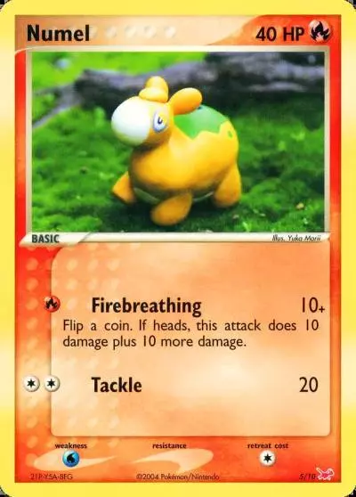 Numel 5/10 EX Trainer Kit Latias Pokemon card