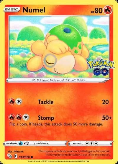 Numel 13/78 Pokémon GO Pokemon card