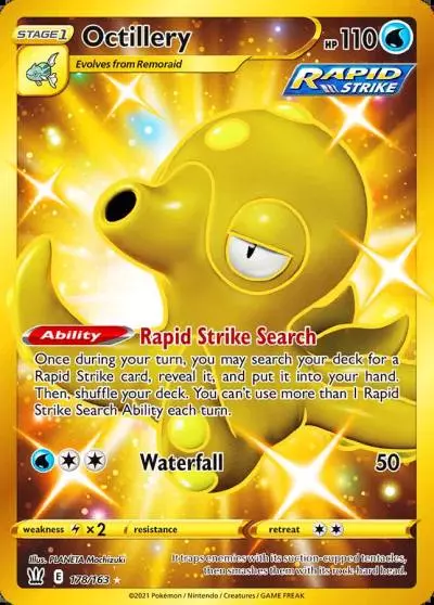 Octillery 178/163 Battle Styles Pokemon card