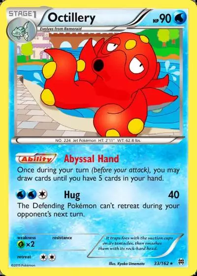 Octillery 33/162 BREAKthrough Pokemon card