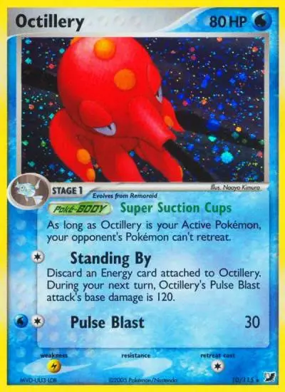 Octillery 10/115 Unseen Forces Pokemon card