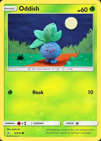 Oddish 6/214 Unbroken Bonds Pokemon card