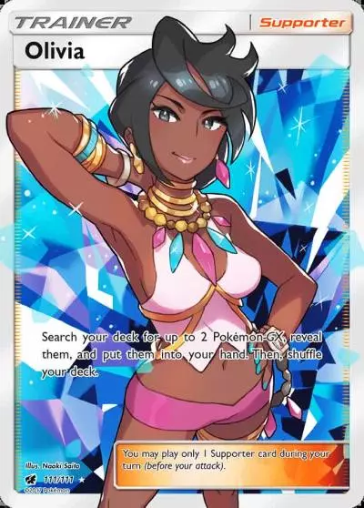 Olivia 111/111 Crimson Invasion Pokemon card