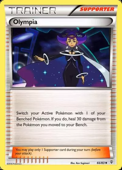 Olympia 66/83 Generations Pokemon card