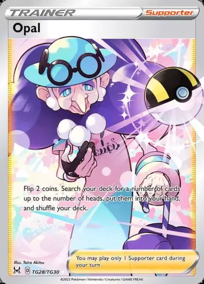 Opal TG28/30 Lost Origin Trainer Gallery Pokemon card