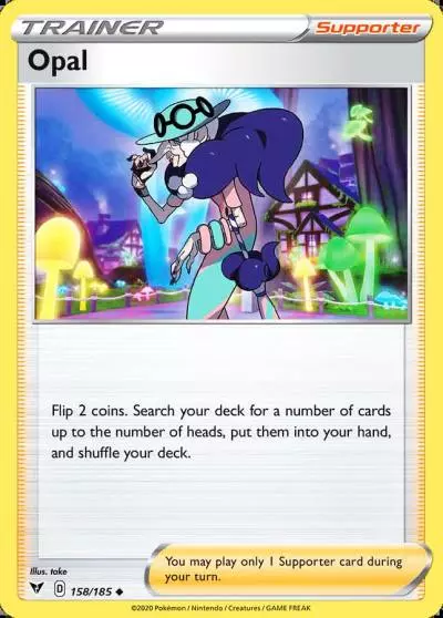Opal 158/185 Vivid Voltage Pokemon card