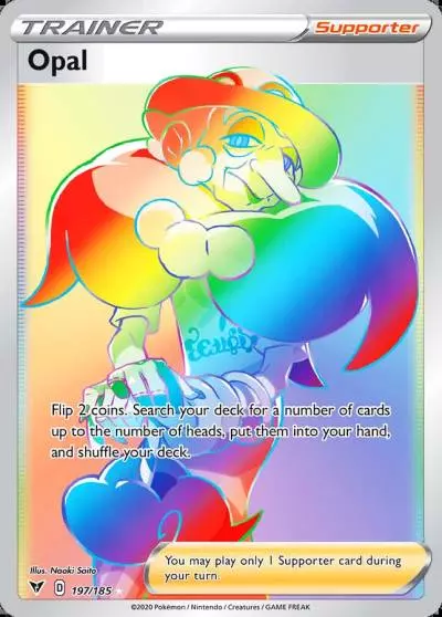 Opal 197/185 Vivid Voltage Pokemon card