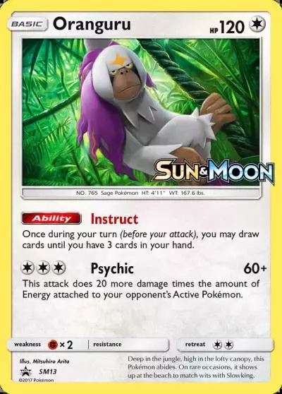 Oranguru SM13/248 SM Black Star Promos Pokemon card