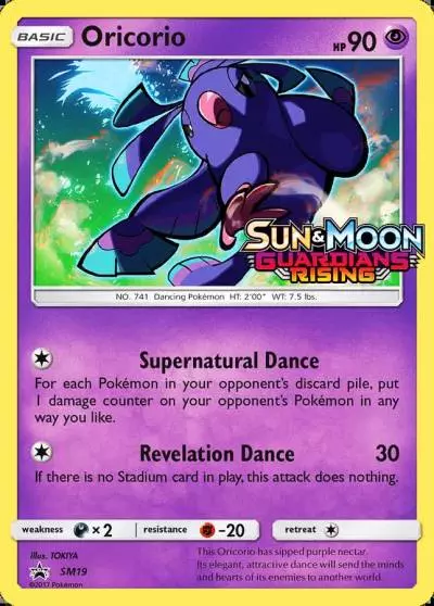 Oricorio SM19/248 SM Black Star Promos Pokemon card