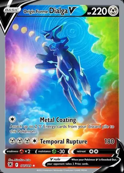 Origin Forme Dialga V 177/189 Astral Radiance Pokemon card