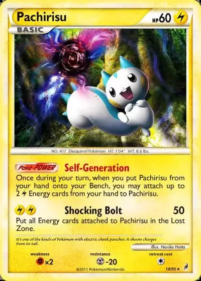 Pachirisu 18/95 Call of Legends Pokemon card