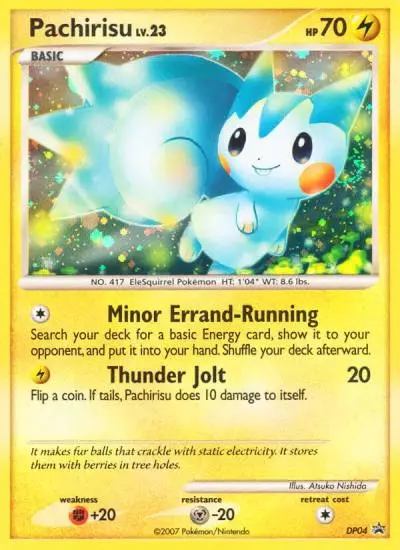 Pachirisu DP04/56 DP Black Star Promos Pokemon card