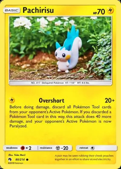 Pachirisu 80/214 Lost Thunder Pokemon card