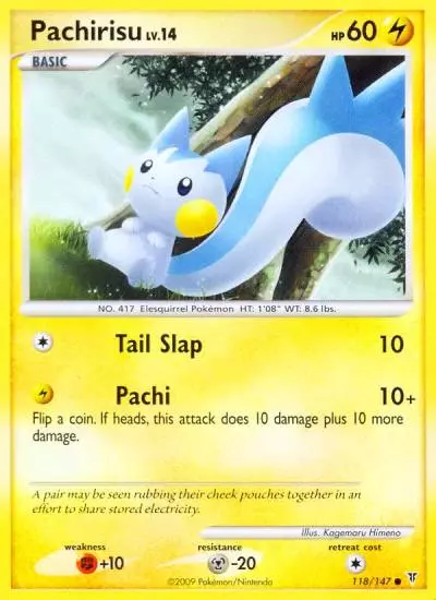 Pachirisu 118/147 Supreme Victors Pokemon card