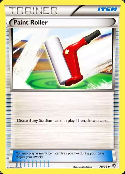 Paint Roller 79/98 Ancient Origins Pokemon card