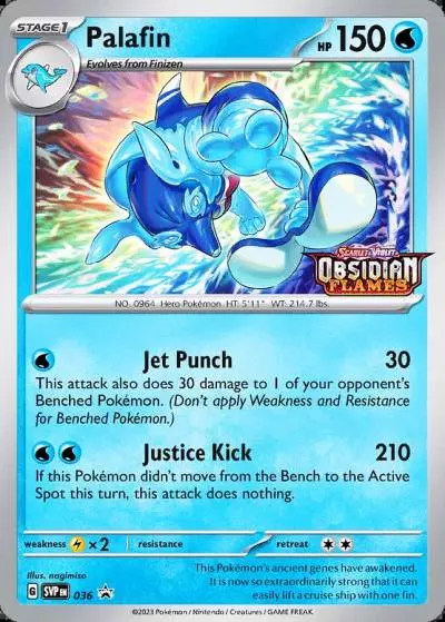 Palafin 36/165 Scarlet & Violet Black Star Promos Pokemon card