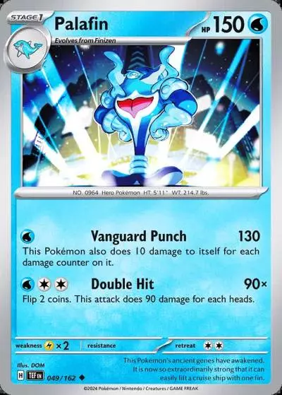 Palafin 49/162 Temporal Forces Pokemon card