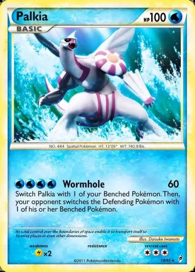 Palkia 19/95 Call of Legends Pokemon card