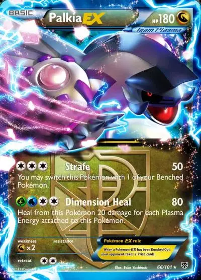 Palkia-EX 66/101 Plasma Blast Pokemon card